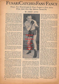 Boxing News Clipping #385 - Charley Fusari, Bob Montgomery vs. Jesse Flores, Tippy Larkin vs. Billy Graham