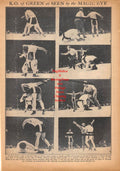 Boxing News Clipping #386 - Marcel Cerdan vs. Harold Green, Jake LaMotta vs. Tommy Bell