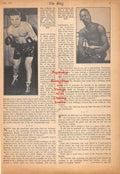 Boxing News Clipping #387 - Jake LaMotta, Ezzard Charles