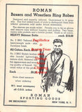 Boxing News Clipping #390 - Jack Dempsey Roman Sporting Goods Ad