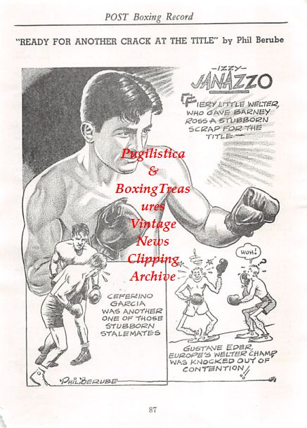 Boxing News Clipping #396 - Izzy Jannazzo