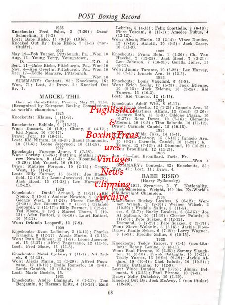 Boxing News Clipping #399 - Teddy Yarosz