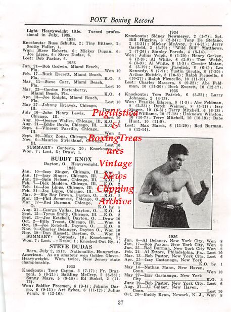 Boxing News Clipping #402 - Steve Dudas