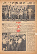 Boxing News Clipping #415 - Fort Riley Boxing Champions / Ralph Guildford, Reuben Meyer, Joe Prigosky, Young Stuhley, Bob Sikes, Cleveland West, Tom Attra, Crosby Taunto and more
