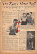 Boxing News Clipping #416 - Lou Brouillard, Max Baer, Buddy Baer, Ray Whizzer White