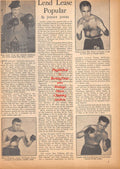 Boxing News Clipping #421 - Ken Shaw, Max Perez, Harry Berntsen, Cyril Gallie, Kid Herman