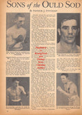 Boxing News Clipping #423 - Eddie Doran, Martin Thornton, Rinty Monaghan, Alex Woods