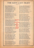 Boxing News Clipping #427 - "The Kid's Last Fight", Freddie Price, Pat O'Connor
