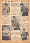 Boxing News Clipping #432 - Pat Iacobucci, Lino Garcia, Larry Huff, Paul Carbetta, Forrest Dever, Jimmy Bivins vs. Ezzard Charles