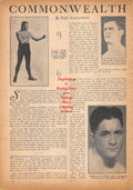 Boxing News Clipping #436 - Young Griffo, Vic Patrick, Tommy Burns (Welterweight), Jack Skelly, Frank Erne