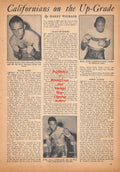 Boxing News Clipping #441 - Julius Menendez, Bobby Zander, Willie Jones, Billy Papke
