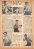 Boxing News Clipping #442 - Harry Hart, Irish Pat Richards, Joe D'Amato, Jimmy Wilson, Joey Karkido, Jackie Groff, Tippy Larkin, Gus Lesnevich