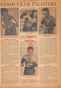 Boxing News Clipping #460 - Henry Flakes, Frankie Moran, Humberto Serra, Jimmy Hegeman
