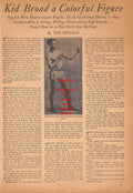 Boxing News Clipping #464 - Kid Broad, Jim Hall