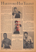 Boxing News Clipping #466 - Billy Kearns, Augie Brett, George Davis, Joe Monteiro, Eddie Miller, Benny Lynch