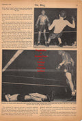 Boxing News Clipping #471 - Sugar Ray Robinson vs. Jimmy Doyle