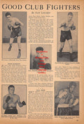 Boxing News Clipping #479 - Pat Franco, Dom Sinibaldi, Paul Holbrook, Dick Smith, Eddie Richmond, Ignacio Ara, Kid Frattini, Stephane Olek