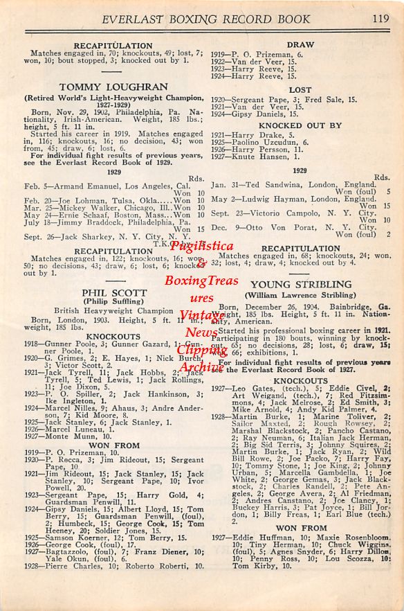 Boxing News Clipping #48 - Tuffy Griffiths