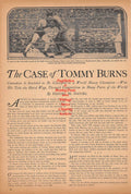 Boxing News Clipping #481 - Tommy Burns vs. Jack Johnson, Pee Wee Swingler, Al Jordan