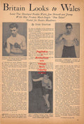 Boxing News Clipping #483 - Cliff Curvis, Bernie Murphy, Selwyn Evans, Stanislaus Zbyszko, Great Gama