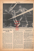 Boxing News Clipping #488 - Ike Williams vs. Bob Montgomery, Stan Rowan
