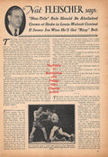 Boxing News Clipping #496 - Tami Mauriello vs. Gus Lesnevich