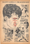 Boxing News Clipping #500 - Rocky Graziano cartoon