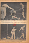 Boxing News Clipping #507 - Willie Pep vs. Jock Leslie