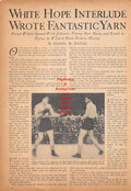 Boxing News Clipping #508 - Arthur Pelkey vs. Luther McCarty, Jack Twin Sullivan