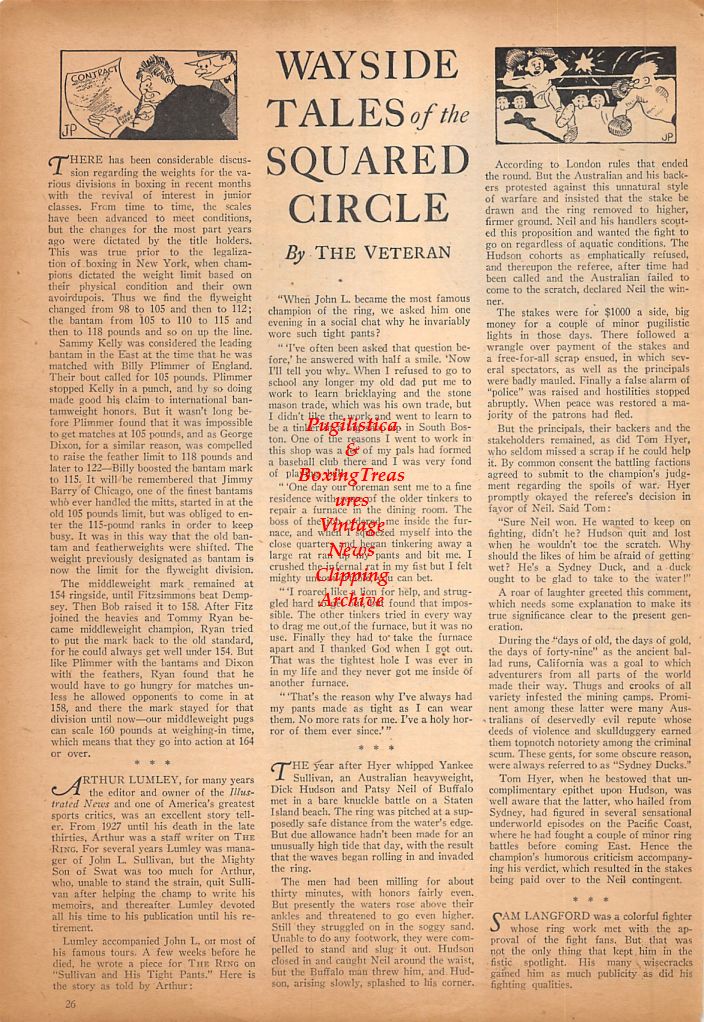 Boxing News Clipping #515 - Jack Dempsey, Jack Kearns