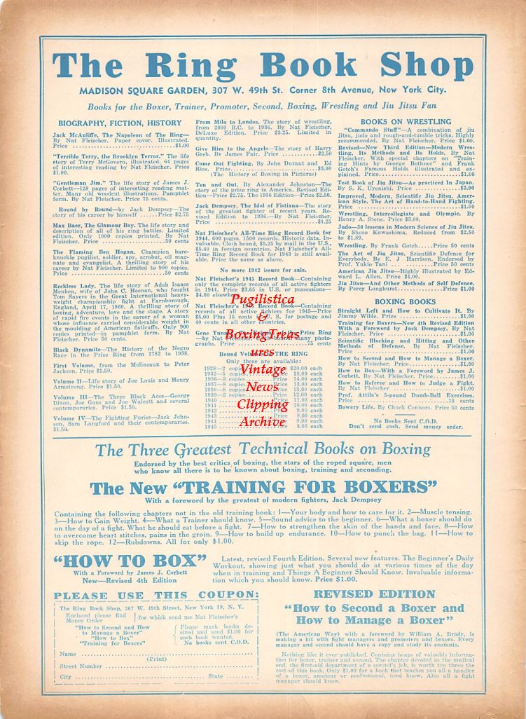 Boxing News Clipping #518 - Tippy Larkin