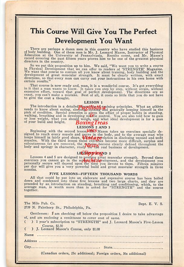 Boxing News Clipping #52 - "The Fistic Follies" By Wilbur Wood