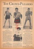 Boxing News Clipping #523 - George Kaplan, Artie Levine, Charley Cabey Lewis, Leo Milito, Pedro Hernandez, Chuck Taylor, Tommy Gomez