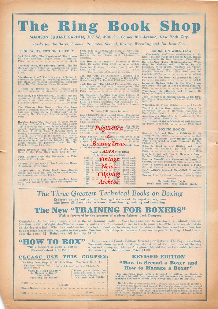 Boxing News Clipping #533 - Tami Mauriello