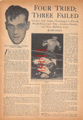 Boxing News Clipping #535 - Primo Carnera, Bill Poole, Gus Dorazio