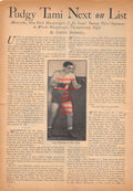 Boxing News Clipping #536 - Tami Mauriello, Joe Louis, Tony Galento, Tony Musto
