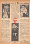 Boxing News Clipping #542 - Chief Gordon House, Bill Sawyers, Mickey DeBerry