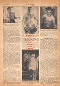 Boxing News Clipping #543 - Bob Timpson, Rocco Wallo, Tony LaRocca, Bernie Reynolds, Kid Lavigne