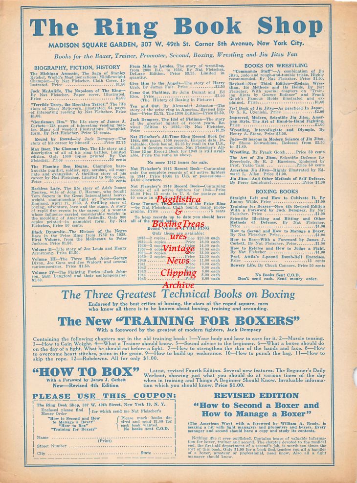 Boxing News Clipping #544 - John C. Heenan