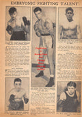 Boxing News Clipping #556 - Don Ehrlich, Richie Schiavone, John McNutt, Pete Mead, Tony Elizondo, Primo Carnera, Lou Thesz, Lou Farino