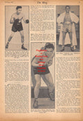 Boxing News Clipping #563 - Willie Pep, David Kui Kong Young, Jack Chase, Ezzard Charles, Phil Terranova