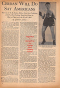 Boxing News Clipping #564 - Georgie Abrams, Jake LaMotta