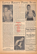 Boxing News Clipping #568 - Benny Delgado, Jackie Weber, Gene Farland, Tiger Jack Fox, Nel Tarleton, Fred Apostoli