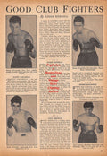Boxing News Clipping #569 - Herbie Kronowitz, Danny Carabella, Jackie Connelly, Tony Bertucci