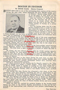 Boxing News Clipping #57 - Eddie Mack "Boston In Fistdom", Milo Bar Bells