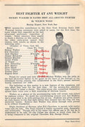 Boxing News Clipping #59 - Mickey Walker