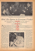 Boxing News Clipping #595 - Rocky Graziano Fixed Fight Verdict, Jack Kid Berg