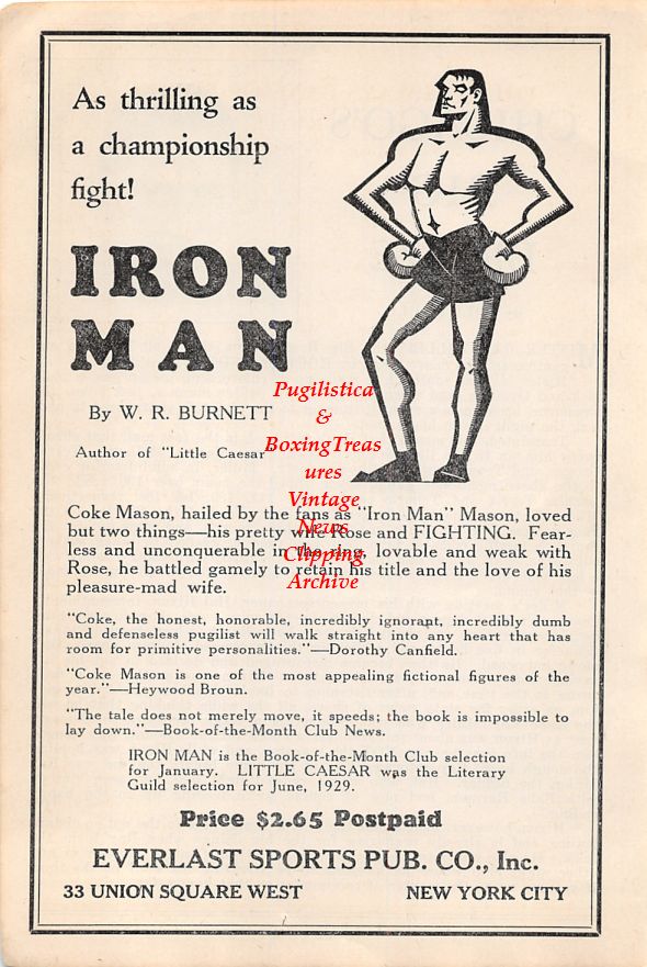 Boxing News Clipping #60 - Ray Miller