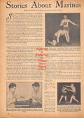 Boxing News Clipping #612 - WWII Military Boxing, Elmer Davis, Don Donagan, Gordon Hawkins, Owen Smith and others