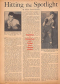 Boxing News Clipping #615 - Rocky Graziano, Humberto Zavala, Scott Chapman, James Alexander, Gus Lesnevich, Sammy Nagel, Frank Berrios, Ski Dynkowski